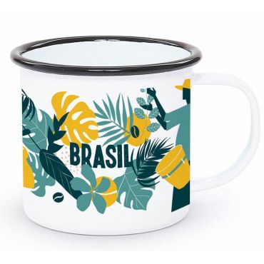 MaxiCoffee - Enamelled Mug - Brazil 300ml