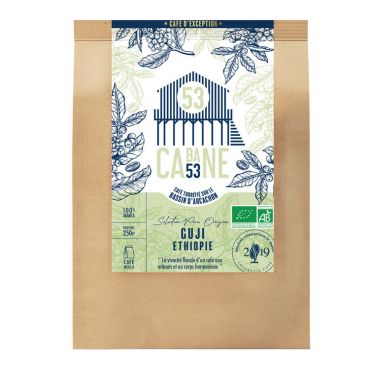 Cabane 53 Organic Ground Coffee Pure Origin Guji Ethiopia - 250g - Ethiopia