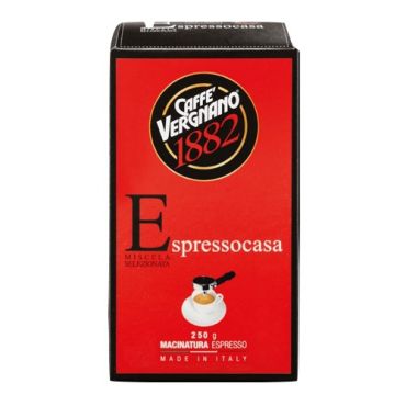 Caffè Vergnano Ground Coffee Espresso Casa - 250g - Big Brand Coffees