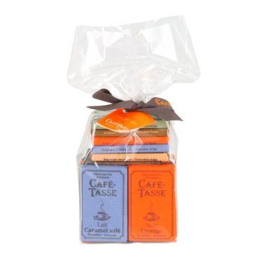 Café-Tasse - Assortment of 20 mini chocolate bars