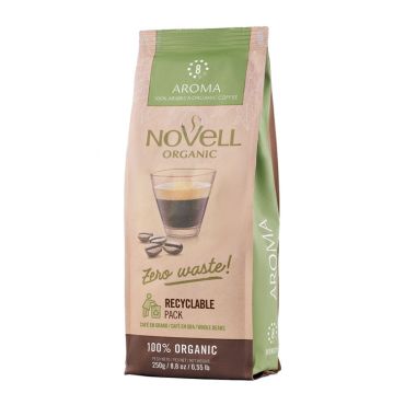 Cafés Novell - Novell Organic Coffee Beans Più Aroma - 250g - Big Brand Coffees
