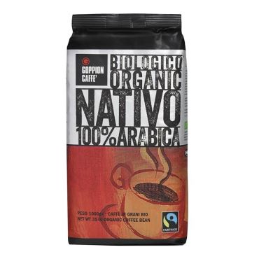 Goppion Caffe - Goppion Caffè 'Nativo' organic coffee beans - 1kg - Italian Coffee