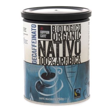 Goppion Caffe - Goppion Caffè 'Nativo' organic decaffeinated ground coffee - 250g - Decaffeinated coffee