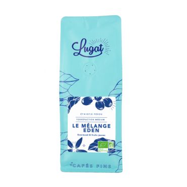 Lugat MCB - Cafés Lugat Organic Coffee Beans Le Mélange Eden - 250g - Ethiopia