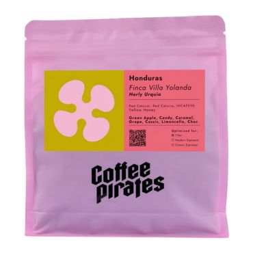 Coffee Pirates Organic Coffee Beans - Honduras Finca Villa Yolanda - 250g - Honduras