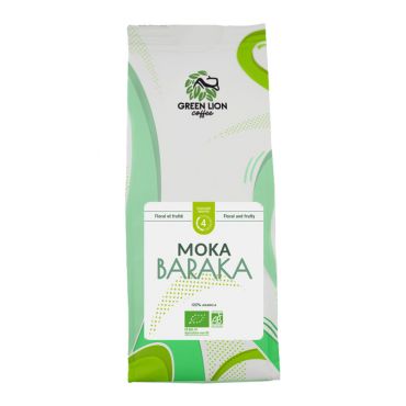 Green Lion Coffee Organic Coffee Beans Moka Baraka Ethiopia - 1kg - Ethiopia
