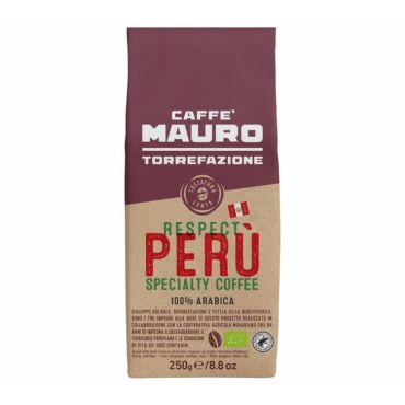 Caffè Mauro Organic Coffee Beans Respect Perù - 250g - Peru