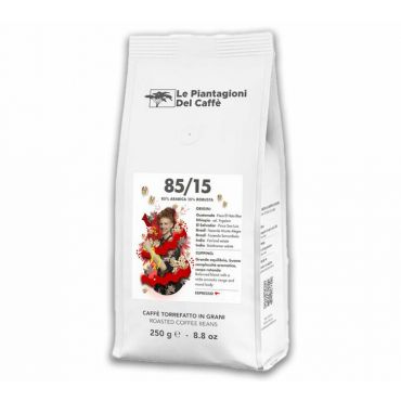 Le Piantagioni Del Caffè Coffee Beans 85/15 - 250g - Brazil