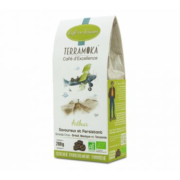 TerraMoka Arthur organic coffee beans - 200g - Organic Coffee