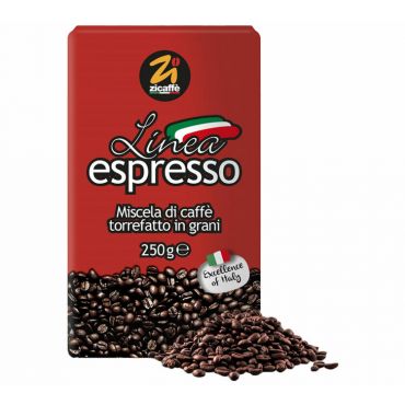 Zicaffè 'Linea Espresso' coffee beans - 250g - Italian Coffee