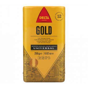 Delta Cafés - Delta Gold Ground Coffee - 250g - Big Brand Coffees