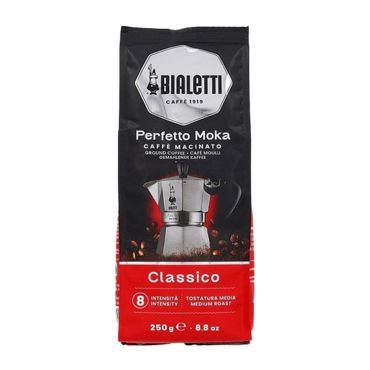 Bialetti Ground Coffee Perfetto Moka Classico for Moka Pot - 250g - Big Brand Coffees