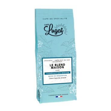 Cafés Lugat Ground Coffee House Blend for Filter Coffee Makers - 250g - Nicaragua