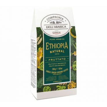 Caffè Corsini - Corsini Italian Ground Coffee Ethiopia Harenna Forest Wild - 250g - Ethiopia