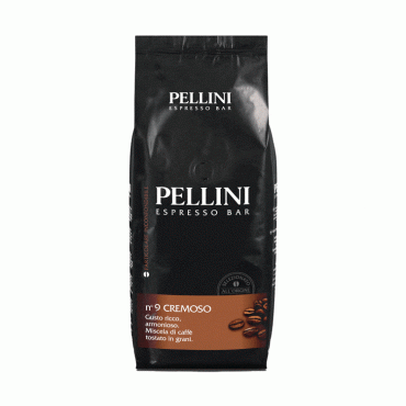 Pellini N°9 Cremoso Coffee Beans Arabica/Robusta Blend - 1kg - Italian Coffee