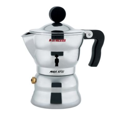 Alessi Moka Coffee Maker designed by Alessandre Mendini - 6 cups