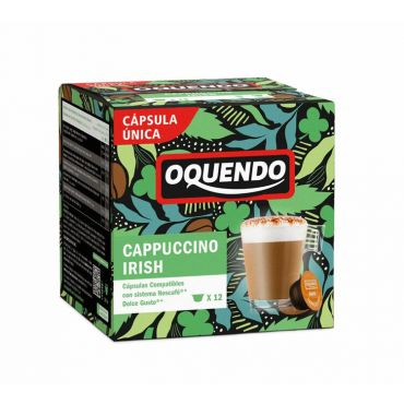 Oquendo Dolce Gusto Pods Cappuccino Irish Avellana x 12
