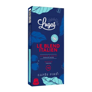 Cafés Lugat - 10 Nespresso* Original Compatible Capsules Italian Blend – CAFES LUGAT - Brazil