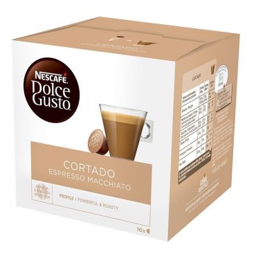 Nescafé Dolce Gusto pods Cortado Espresso Macchiato x 16 coffee pods