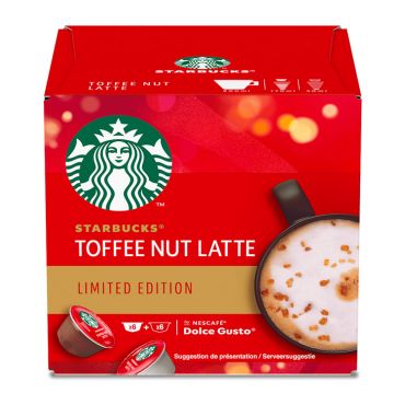 Starbucks - 12 Nescafé* Dolce Gusto* Compatible Pods Toffee Nut Latte – STARBUCKS