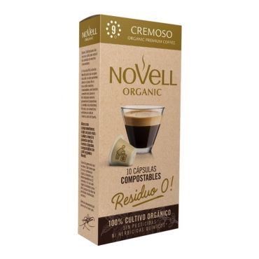 Cafés Novell - 10 Nespresso* Original Compatible Capsules Organic Cremoso – NOVELL - Organic Coffee