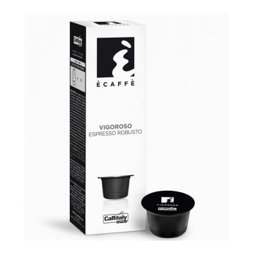 Caffitaly Capsules Vigoroso Espresso Robusto x 10 coffee pods