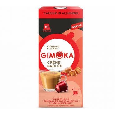 Gimoka - 10 Nespresso* Original Compatible Capsules Crème Brûlée – GIMOKA