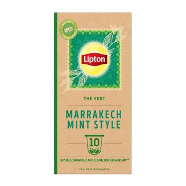 Lipton Marrakech Green Tea Nespresso Compatible capsules x 10