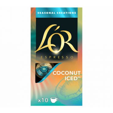 L'Or Espresso - 10 Nespresso* compatible capsules Original Seasonal Creations Coconut Iced - L'OR ESPRESSO - Single capsules