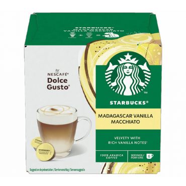 Starbucks Nescafe Dolce Gusto pods Vanilla Macchiato x 12