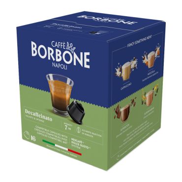 Nescafé* Dolce Gusto* Decaffeinato Caffè Borbone 16 coffee capsules