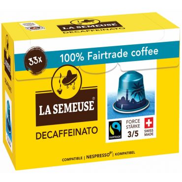 La Semeuse - 33 Nespresso* compatible Original Decaffeinato capsules - LA SEMEUSE