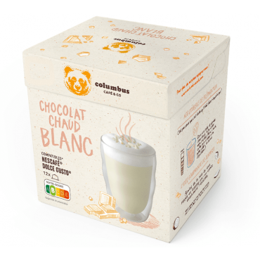 Columbus Café & Co Dolce Gusto pods White Hot Chocolate x 12 pods