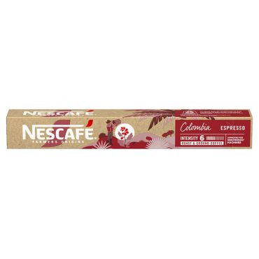 Nescafé Farmers Origins - 10 Nespresso* Original Compatible Capsules Colombia - NESCAFE FARMERS ORIGINS - Colombia