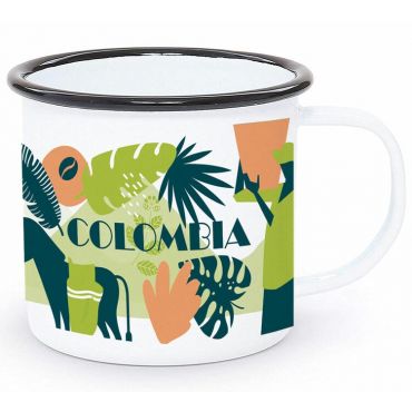 MaxiCoffee - Enamel Mug 330ml - Colombia