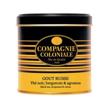 Luxury Goût Russe Black Tea - 130g loose leaf tea in tin - Compagnie Coloniale - China