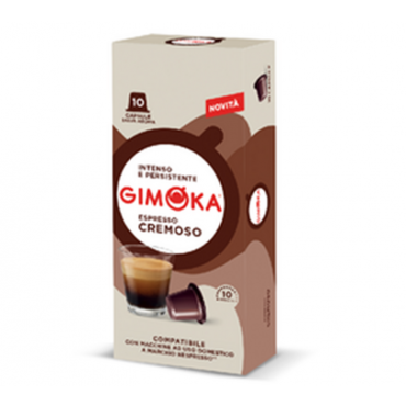 Gimoka Cremoso pods compatible with Nespresso x 10 - Colombia