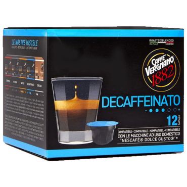 Caffè Vergnano Dolce Gusto pods Decaffeinato x 12 coffee pods