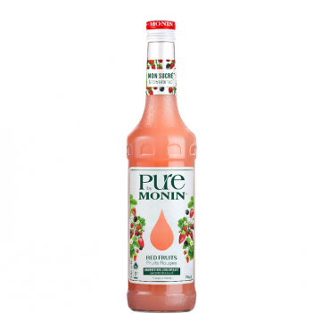 Pure by Monin Red Berries - 70cl - Sugar-free,Manufactured in France