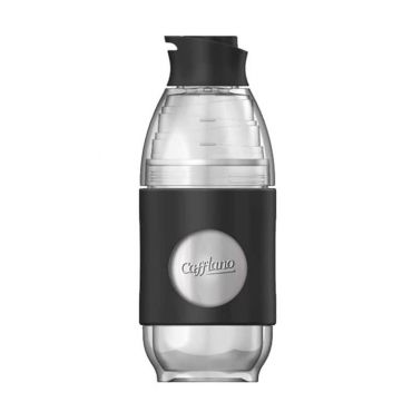 Cafflano Go-Brew portable brewing bottle in black