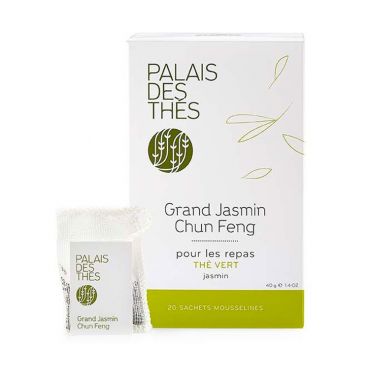 Palais des Thés Grand Jasmine Chun Feng Green Tea - 20 chiffon tea bags - China