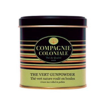 Compagnie Coloniale Gunpowder green tea - 130g loose leaf in tin - China