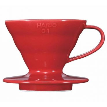 Hario V60 2-cup Coffee Dripper VDC-01 in Red