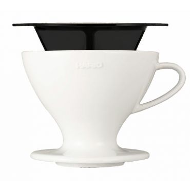 Hario - HARIO W60 Dripper With Filter PDC-02-W - 4 cups