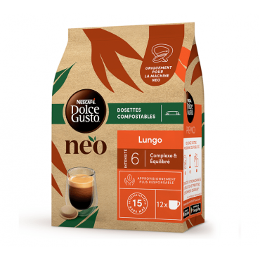 Néo Nescafé Dolce Gusto - NEO Nescafe Dolce Gusto pods Lungo x 12