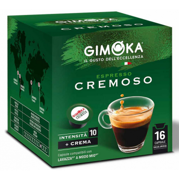 Gimoka Compatible Capsules A Modo Mio Cremoso x 16 - Brazil