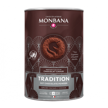 Monbana Hot Chocolate Powder Tradition Salon de Thé - 1kg