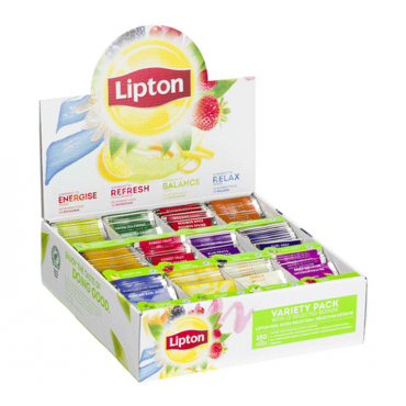 Lipton Tea Selection Box 12 Flavours - 180 tea bags - Rainforest