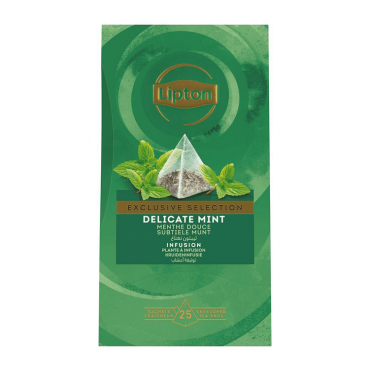 Lipton Exclusive Selection Delicate Mint Infusion - 25 tea bags - Indonesia