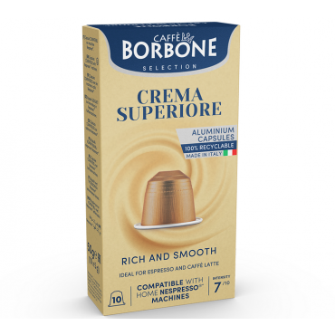 Caffè Borbone - 10 Nespresso* Original Compatible Capsules Crema Superior – CAFFE BORBONE